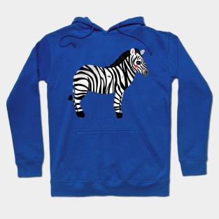 Zebra Painting Hand Drawn Hoodie